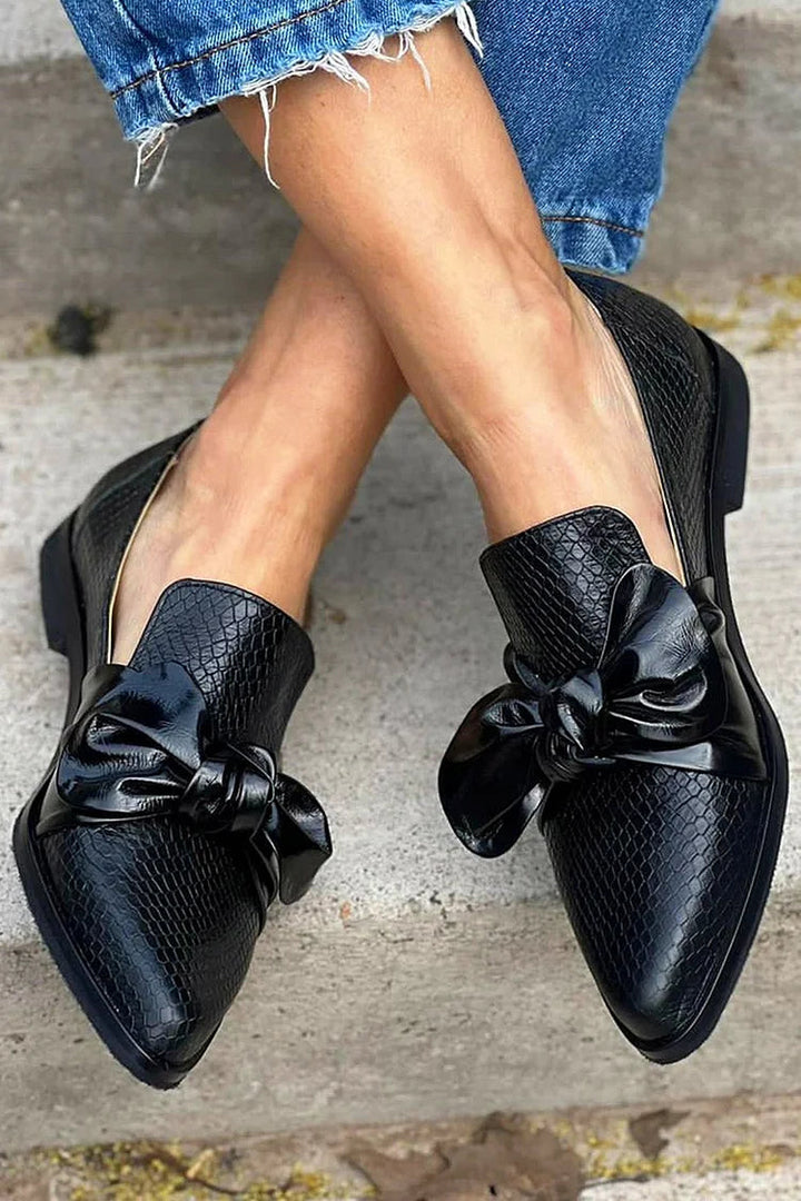 Hannah | Orthopedic Black Loafers