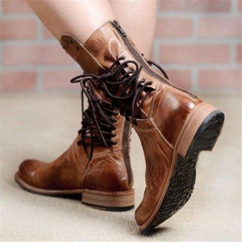 Hannah | Stylish Lace-Up Boots