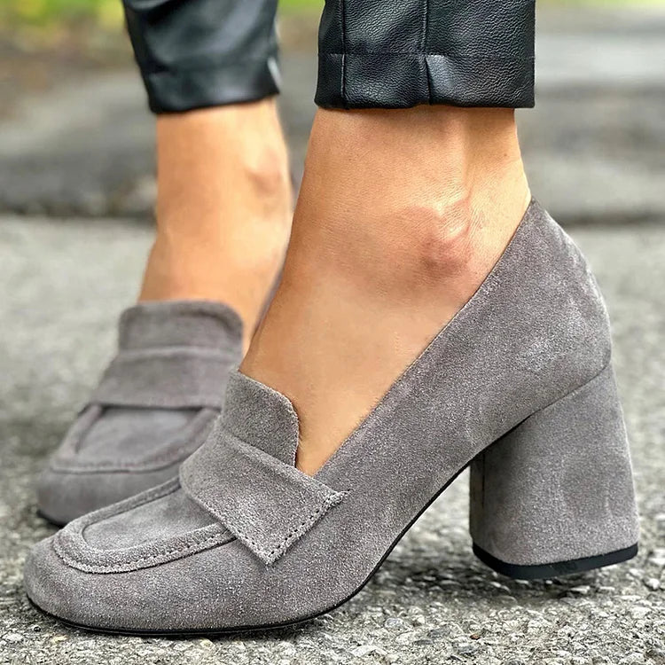 Sophia | Chic Block Heel Loafers