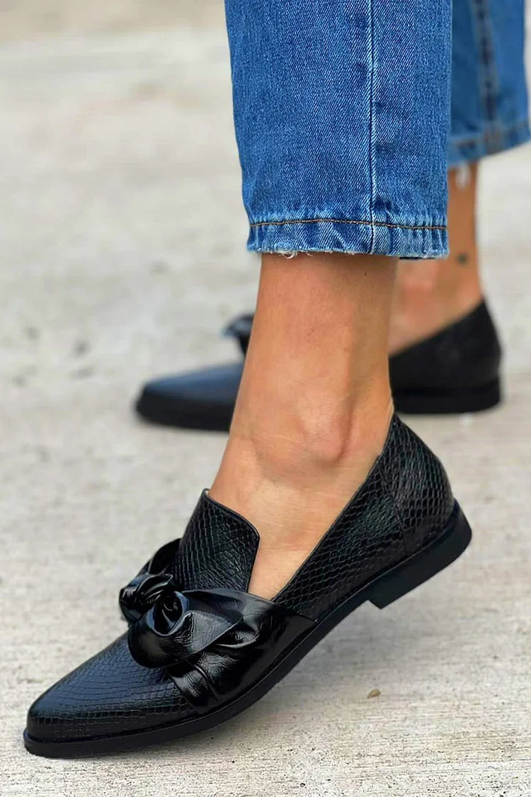 Hannah | Orthopedic Black Loafers