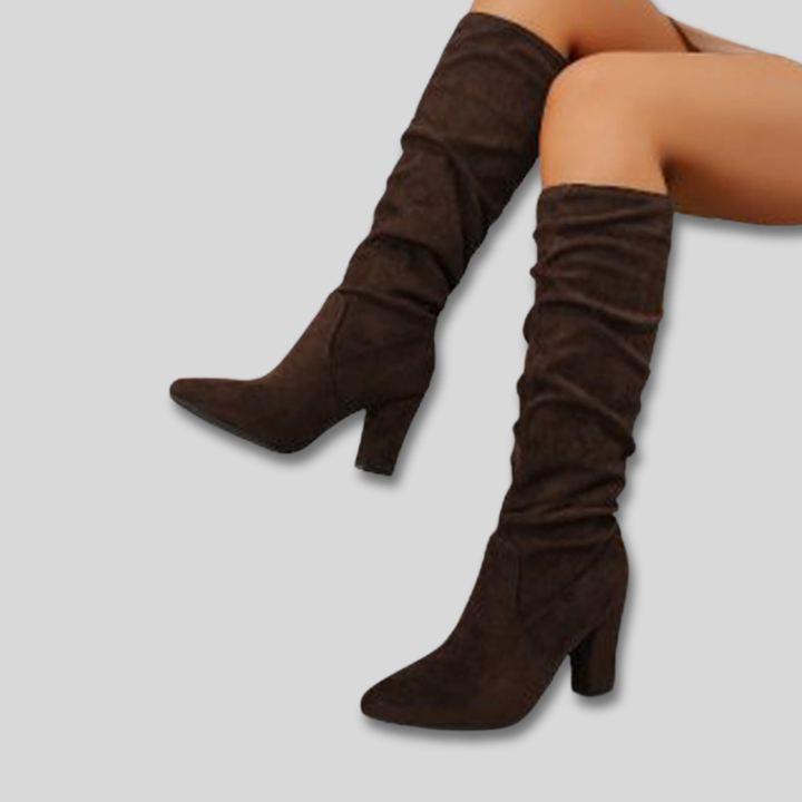 Sophia | Elegant Suede Heels