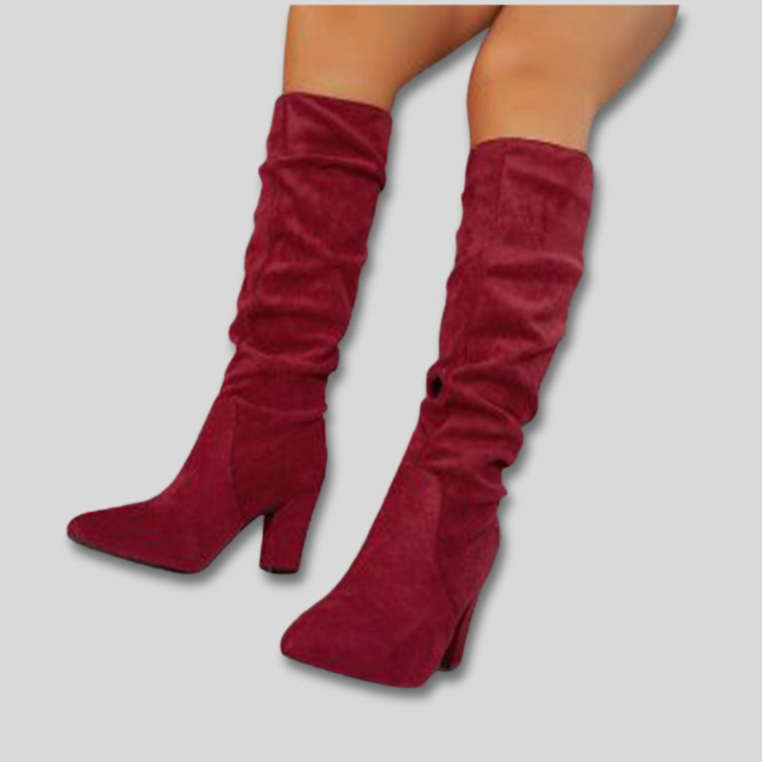 Sophia | Elegant Suede Heels