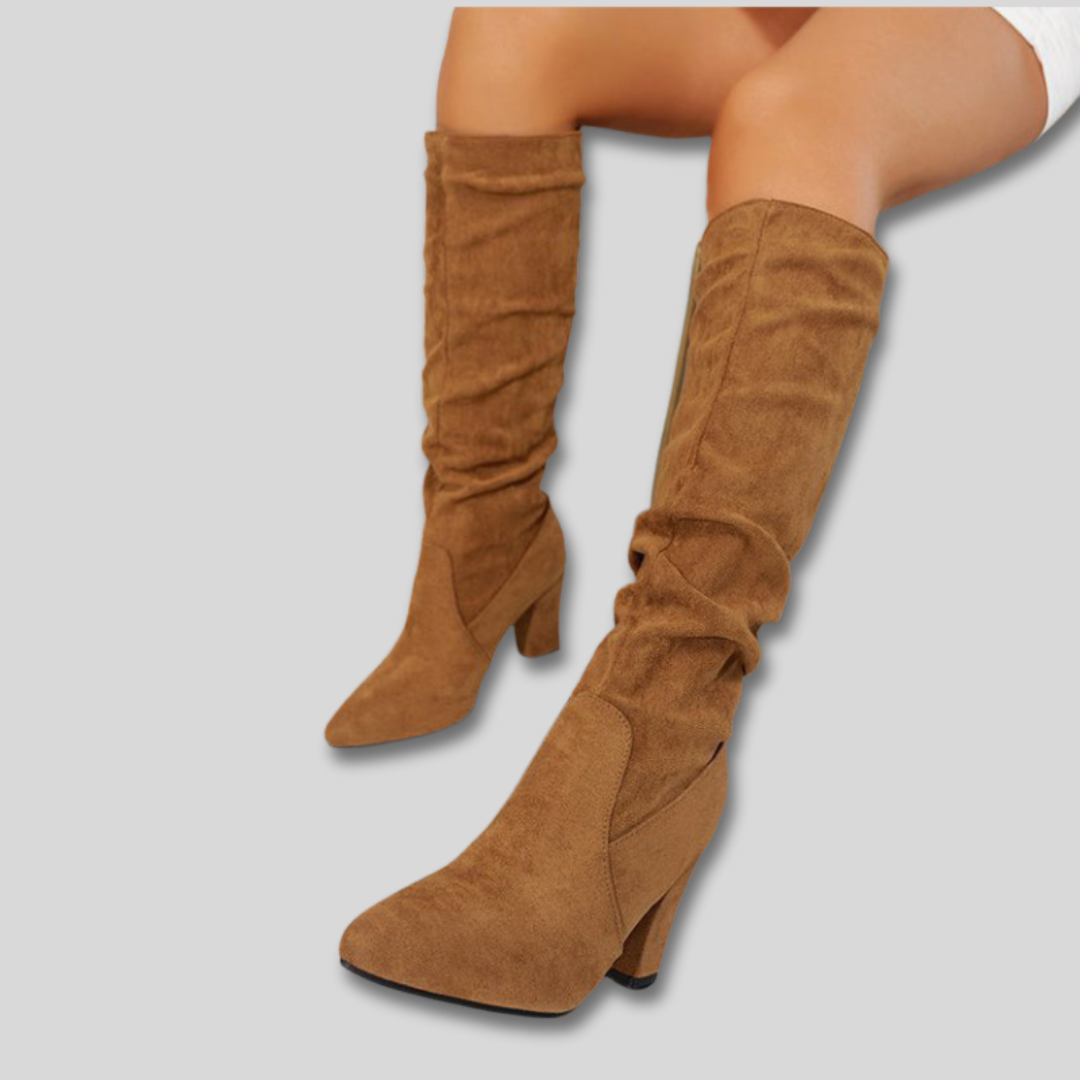 Sophia | Elegant Suede Heels