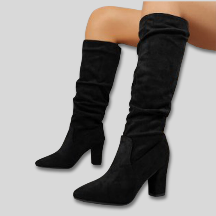 Sophia | Elegant Suede Heels