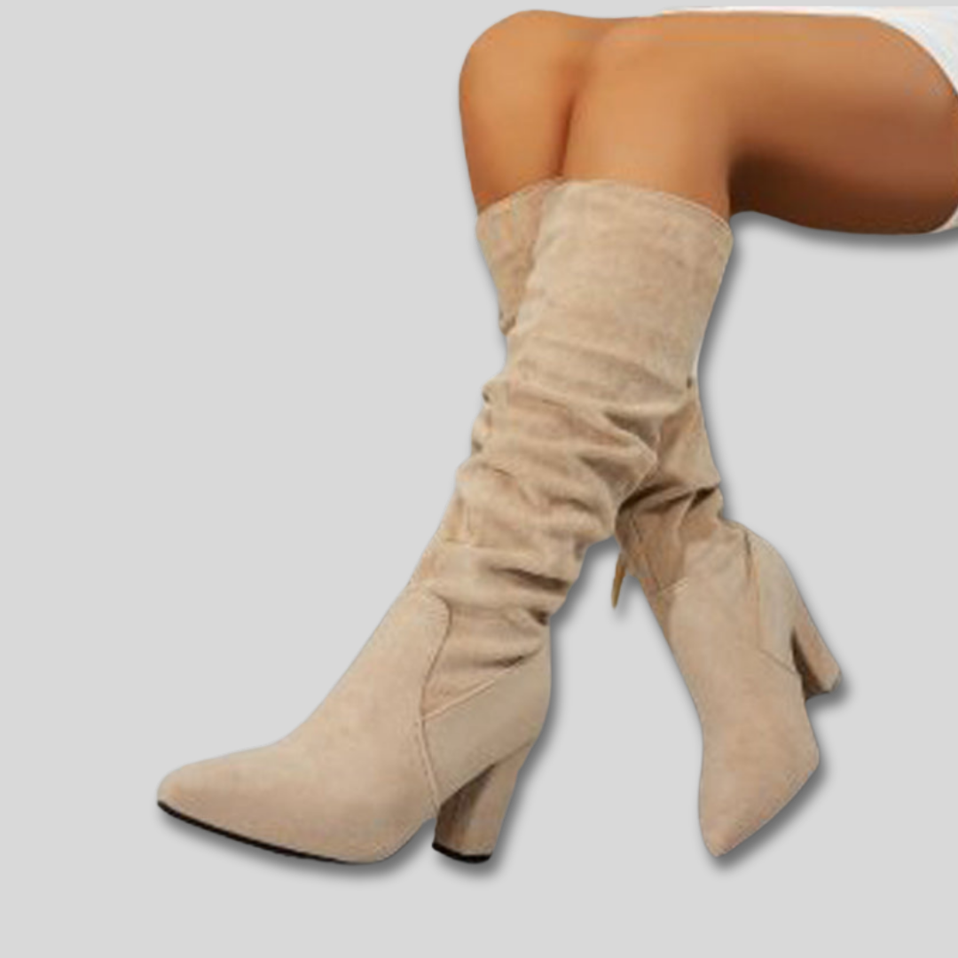 Sophia | Elegant Suede Heels