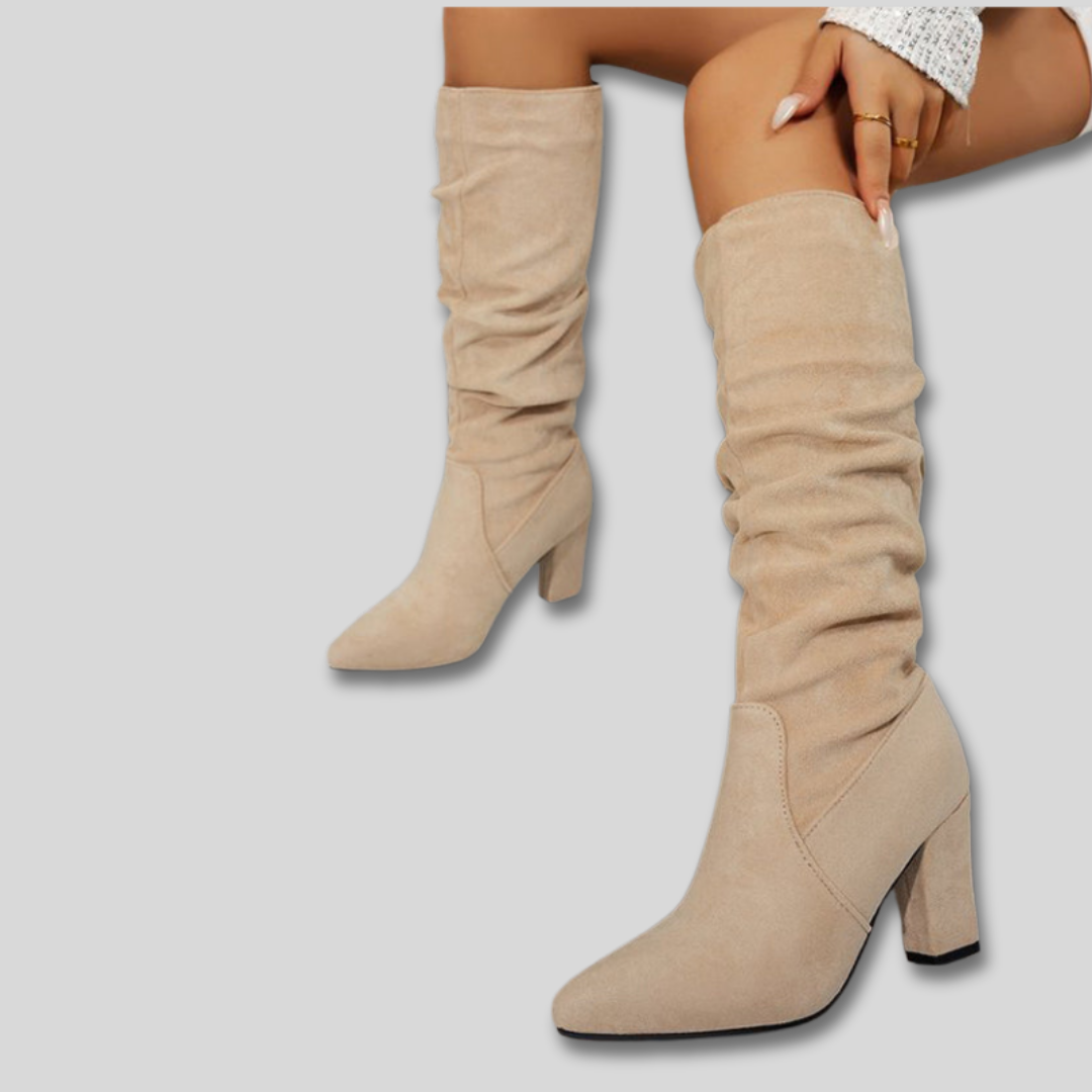 Sophia | Elegant Suede Heels