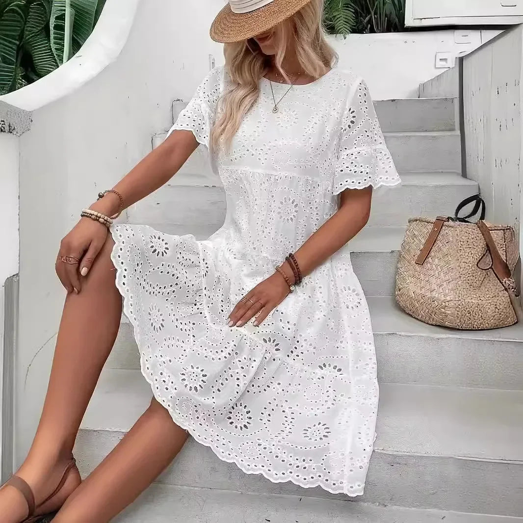 Jacky | Soft Lace Dress