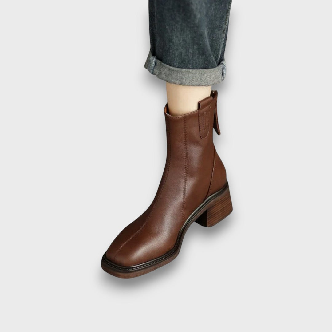 Vanessa | Elegant Block-Heel Boots
