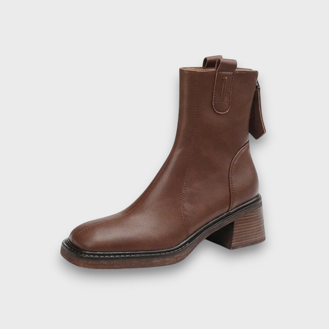 Vanessa | Elegant Block-Heel Boots