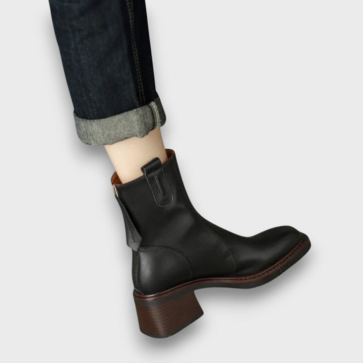 Vanessa | Elegant Block-Heel Boots