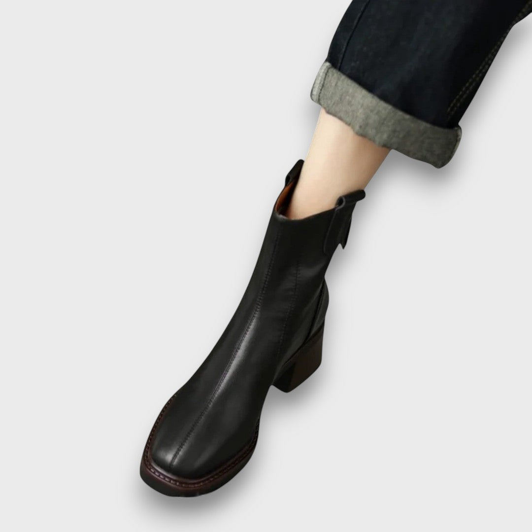 Vanessa | Elegant Block-Heel Boots